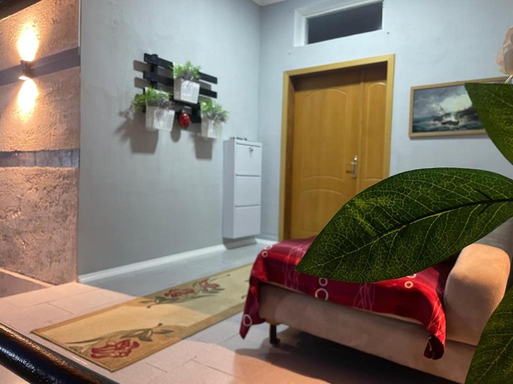Postel nebo postele na pokoji v ubytování Villa Oni