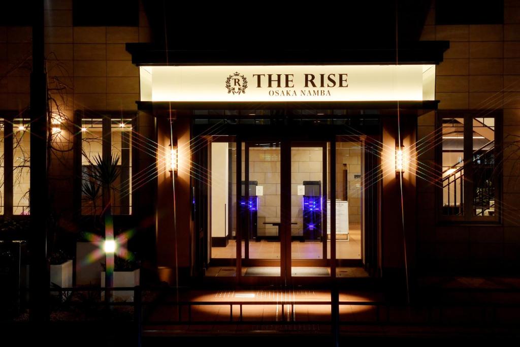 a building with a sign that reads the rise virginia milwaukee at The Rise Osaka Namba in Osaka