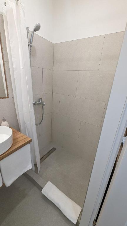 Koupelna v ubytování Aurelia Rooms