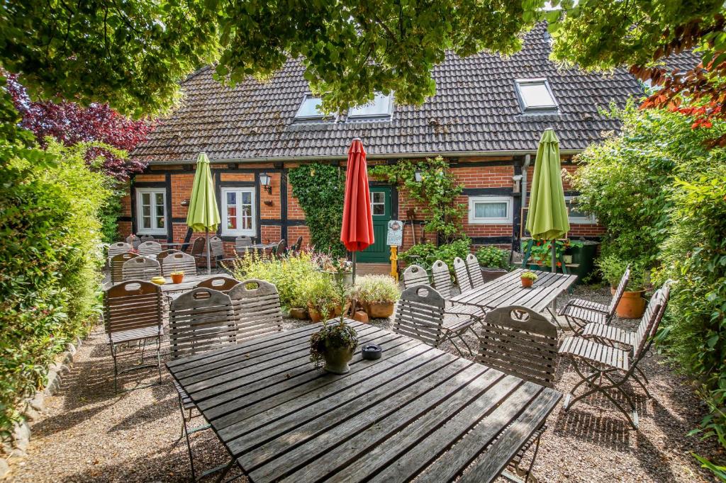 Zahrada ubytování Pension Lindenkrug