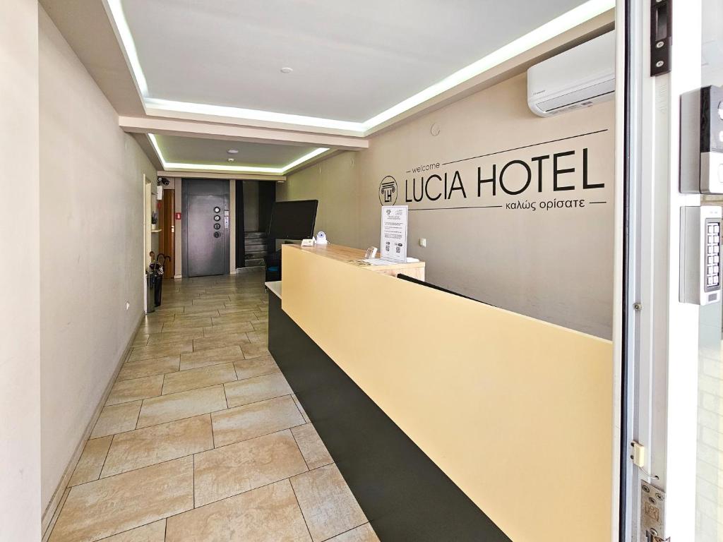 Certifikát, hodnocení, plakát nebo jiný dokument vystavený v ubytování Lucia Hotel Paralia