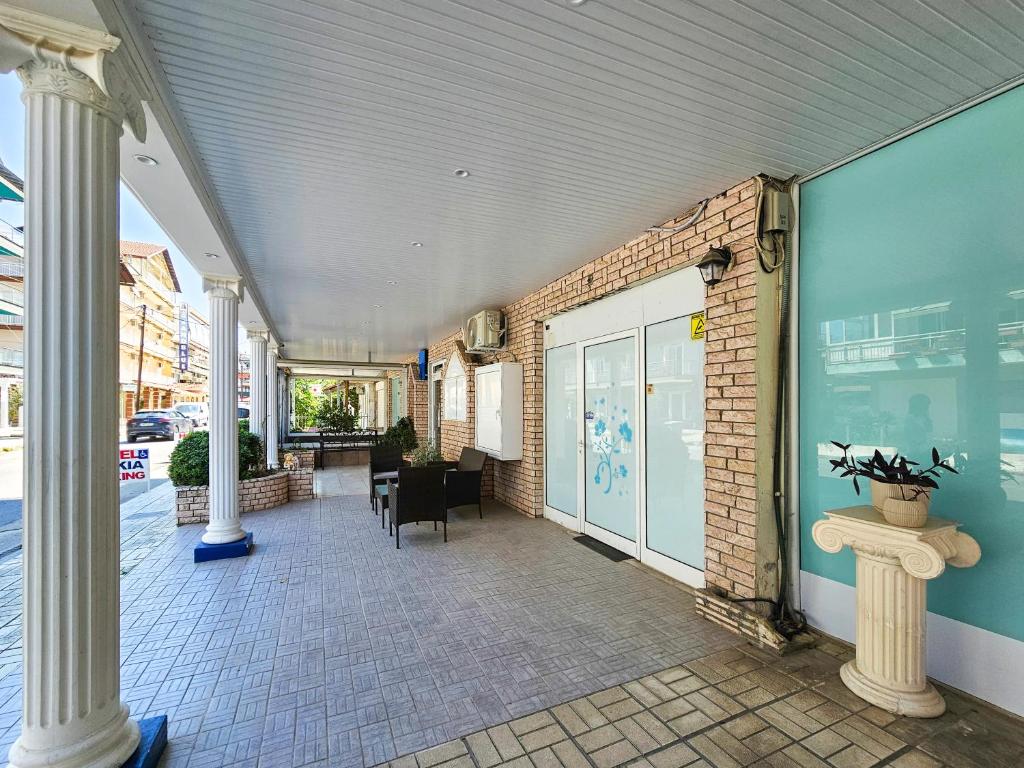 Balkón nebo terasa v ubytování Lucia Hotel Paralia