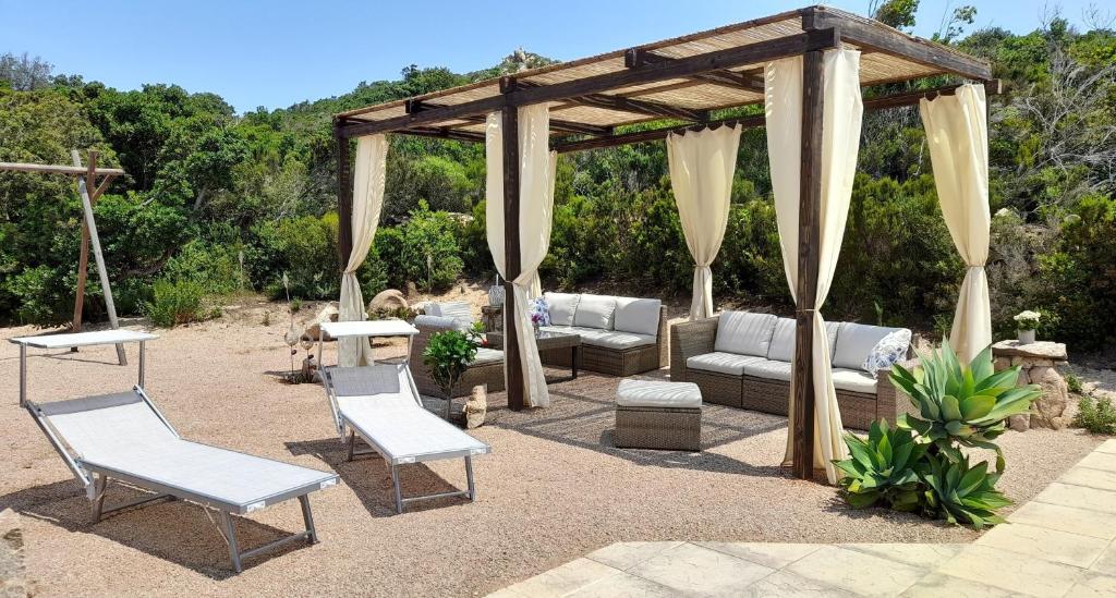 Zahrada ubytování Ferienhaus Casa Mirto - Villaggio Galanu