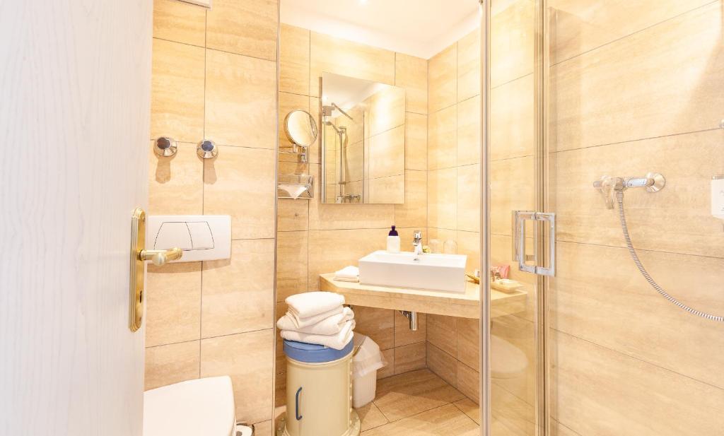 Koupelna v ubytování Hotel Friese-up AnnerSiet-