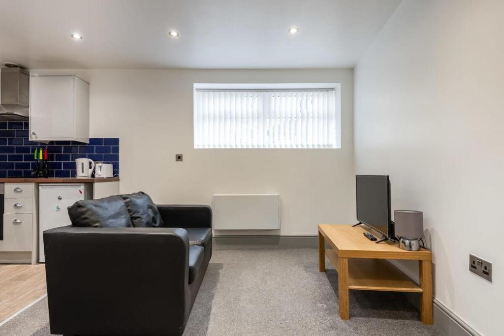Istumisnurk majutusasutuses Cosy 1 Bed Budget Flat in Central Darlington