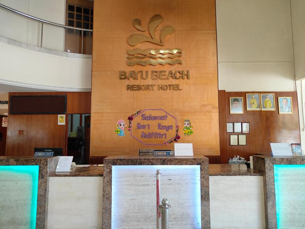 Certifikát, hodnocení, plakát nebo jiný dokument vystavený v ubytování BAYU BEACH RESORT