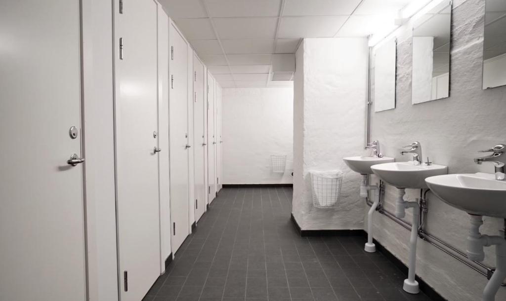 Koupelna v ubytování Forenom Hostel Lund Örtofta