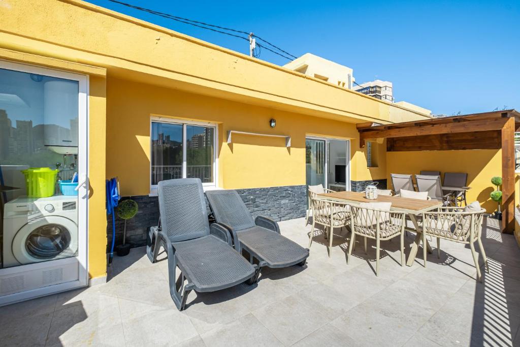 Posezení v ubytování Penthouse Ancla 561 Levante Beach