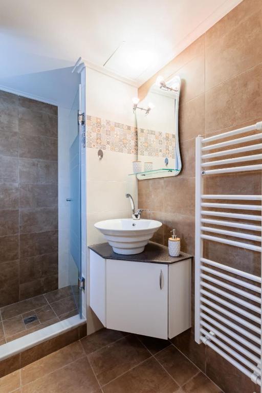Koupelna v ubytování Arcadia Getaway - Levidi Sani 11 Studio
