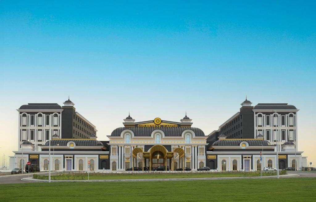 a rendering of a large building in a park at GoldenEye Hotel & Casino in Svilengrad