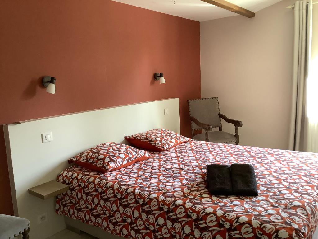 Postel nebo postele na pokoji v ubytování Autour Des Vignes B&B