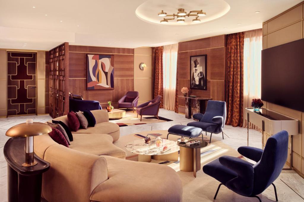 Coin salon dans l'établissement Royal Mansour Casablanca
