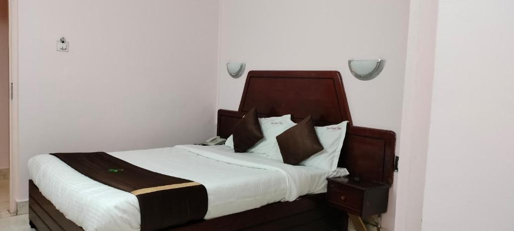 Postel nebo postele na pokoji v ubytování Hotel Mount View
