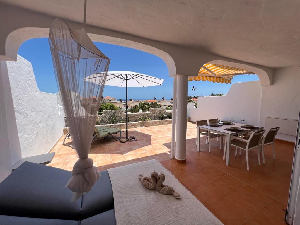 Balkón alebo terasa v ubytovaní Casa Harmonia mit großer Sonnenterrasse und Meerblick in Top Lage