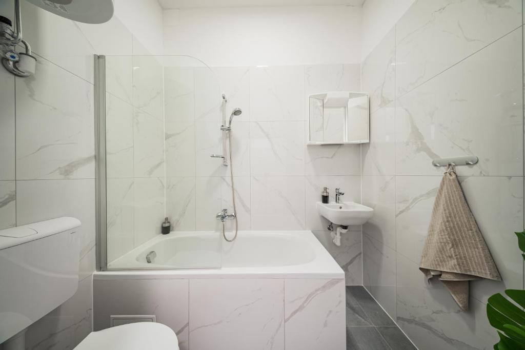 Koupelna v ubytování SEVEN Rooms Vienna