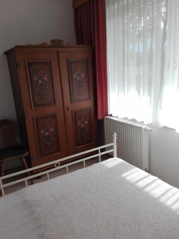 Postel nebo postele na pokoji v ubytování Bauernhof-Pension Puschnikhof