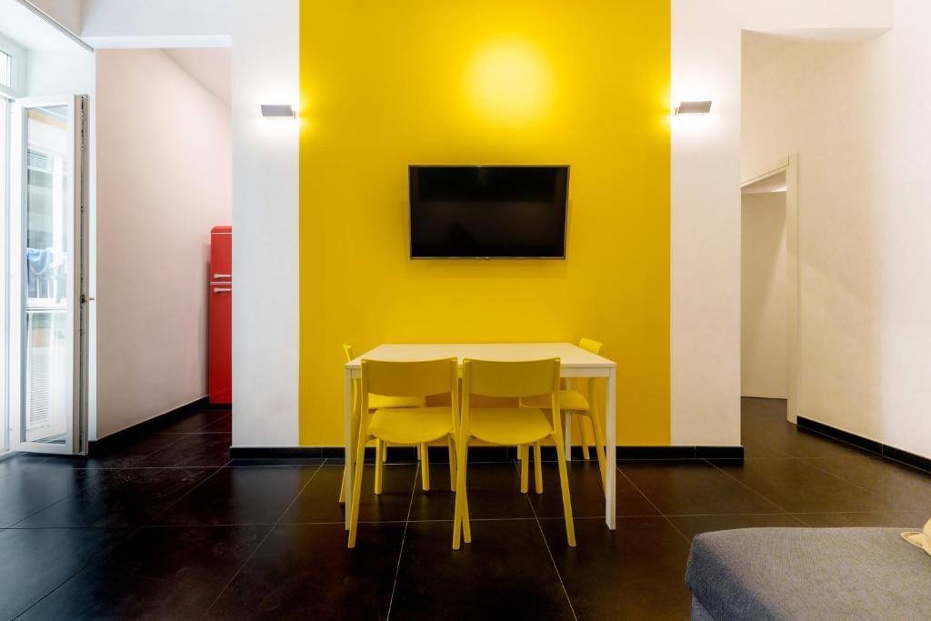 Televízia a/alebo spoločenská miestnosť v ubytovaní Casa Sasù - Design modern apartment