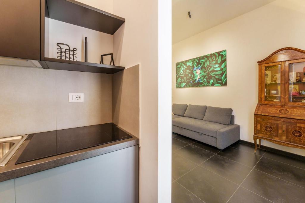 Kuchyňa alebo kuchynka v ubytovaní Casa Sasù - Design modern apartment