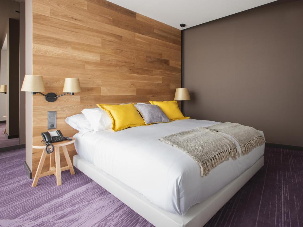 Cama ou camas em um quarto em Vale d'Azenha Hotel Rural & Residences