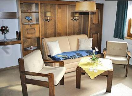 Posezení v ubytování Gästehaus Resi
