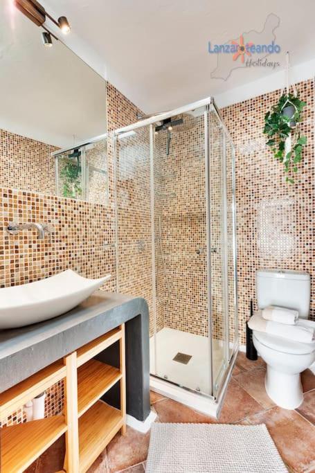 Koupelna v ubytování Vivienda Vacacional El Patio de Franky