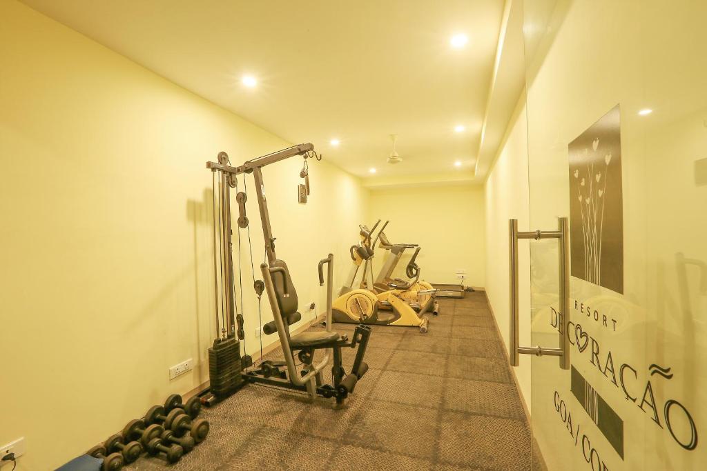 Fitness centrum a/nebo fitness zařízení v ubytování Resort De Coracao - Calangute , Goa