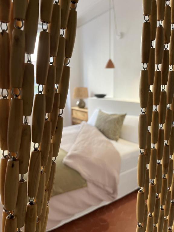 Postel nebo postele na pokoji v ubytování Maison Olea