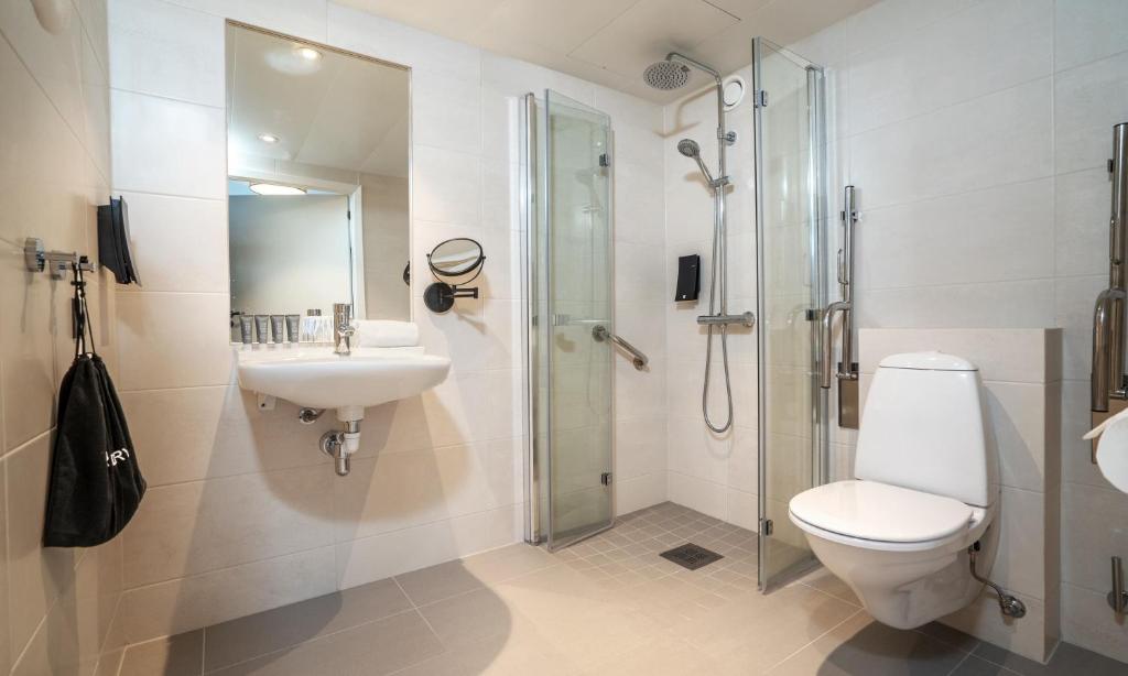 Koupelna v ubytování Thon Partner Stavanger Forum Hotel