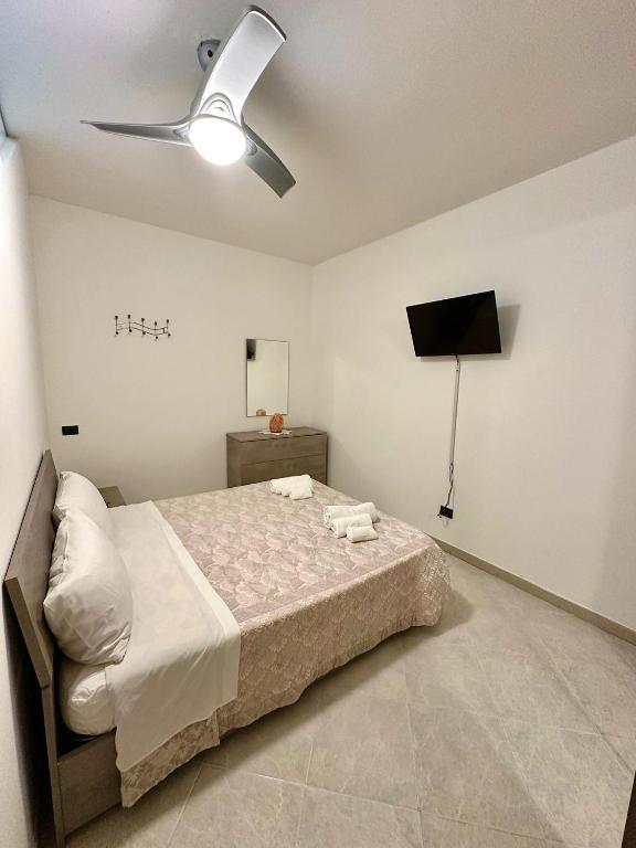 Postel nebo postele na pokoji v ubytování B&B Da Pietro