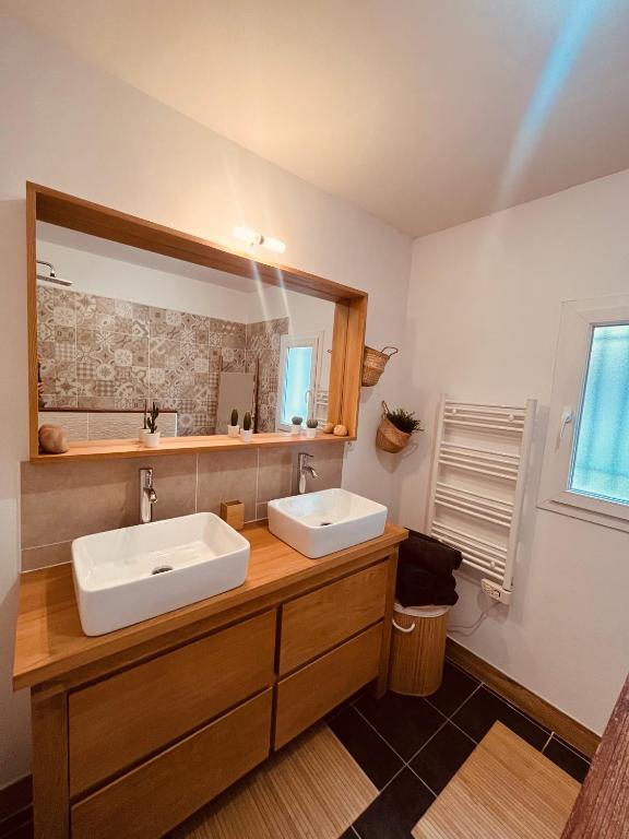 Koupelna v ubytování La villa Casa Vaunage