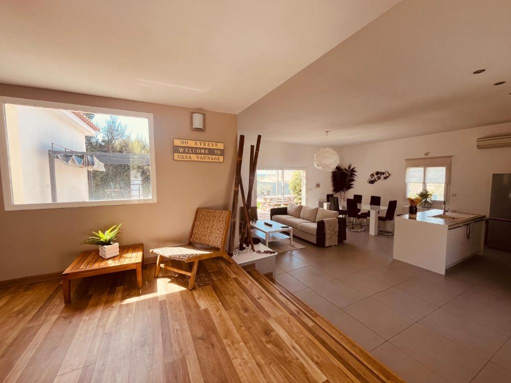 Posezení v ubytování La villa Casa Vaunage
