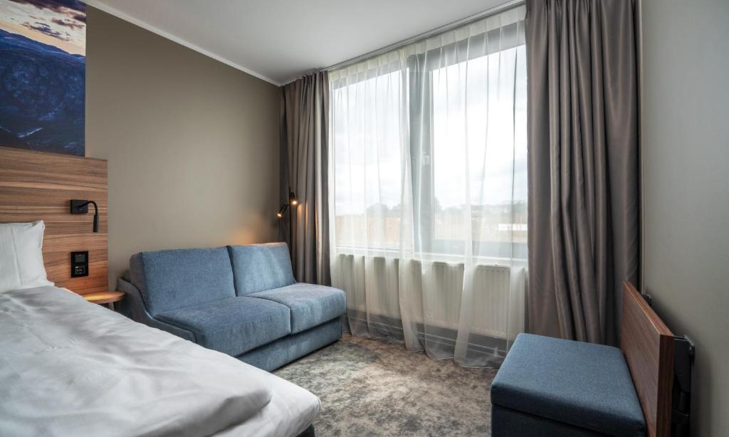 Postel nebo postele na pokoji v ubytování Thon Partner Stavanger Forum Hotel