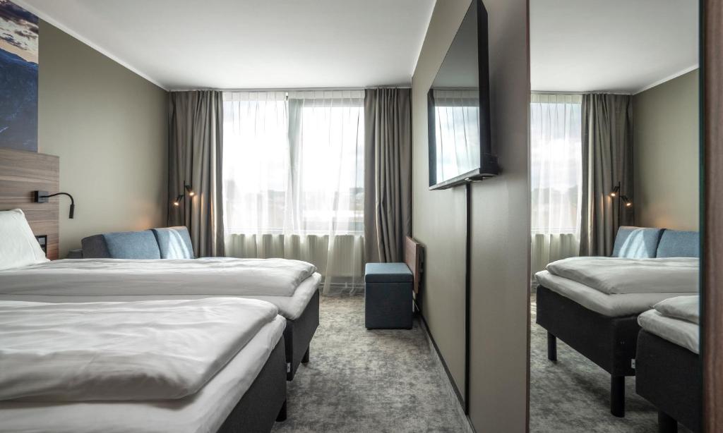 Postel nebo postele na pokoji v ubytování Thon Partner Stavanger Forum Hotel