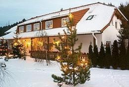 Land-Hotel Am Wald Garni v zimě