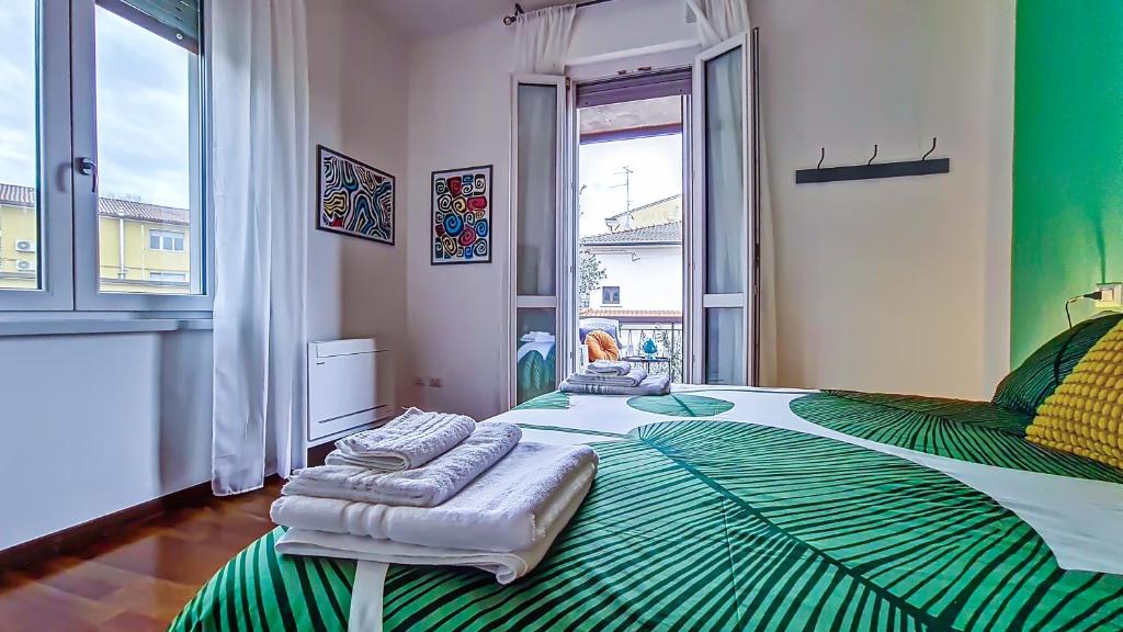 Postel nebo postele na pokoji v ubytování Il Passatore