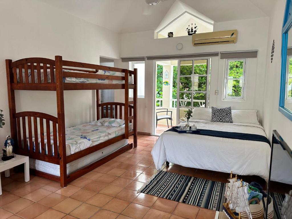 Postel nebo postele na pokoji v ubytování Apartamento en Juan Dolio