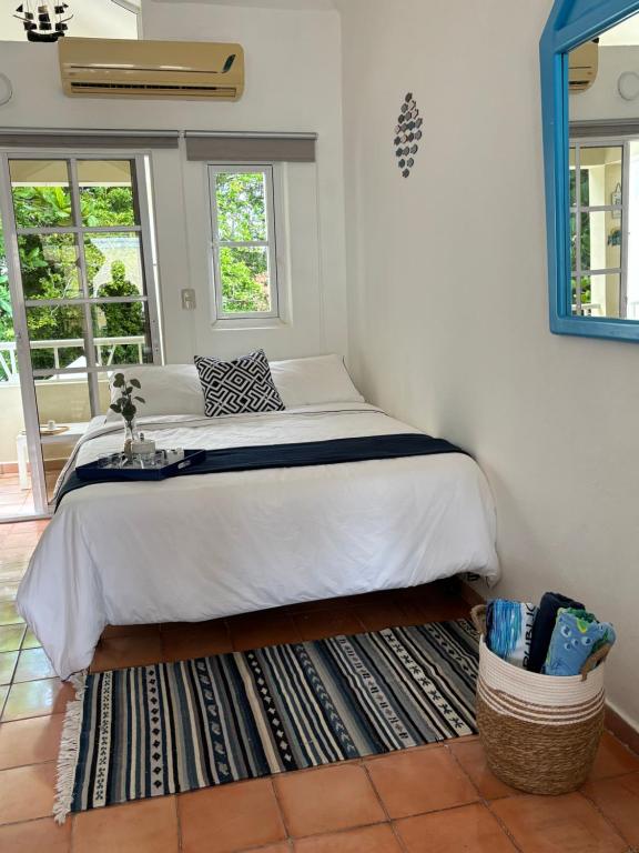 Postel nebo postele na pokoji v ubytování Apartamento en Juan Dolio