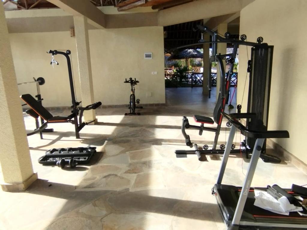 Fitness centrum a/nebo fitness zařízení v ubytování Ocean zuri villa