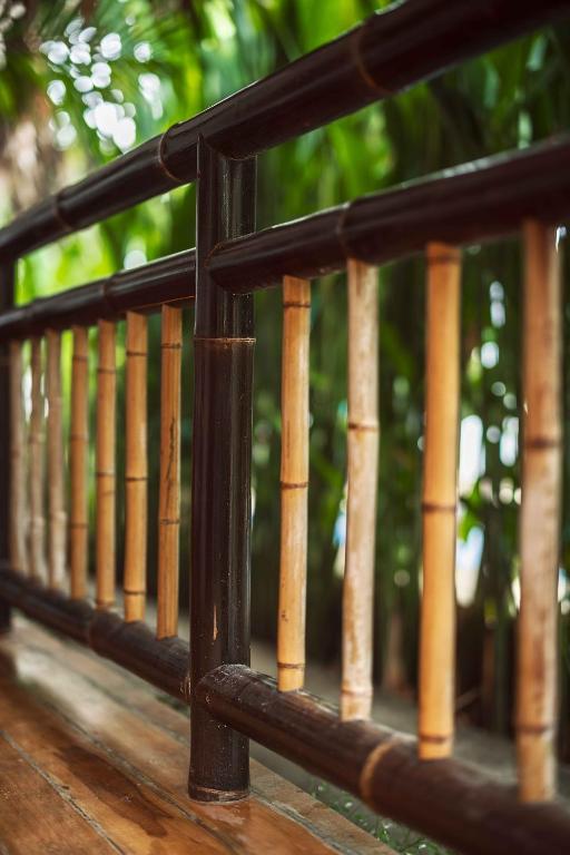 Balkón nebo terasa v ubytování Black Bamboo