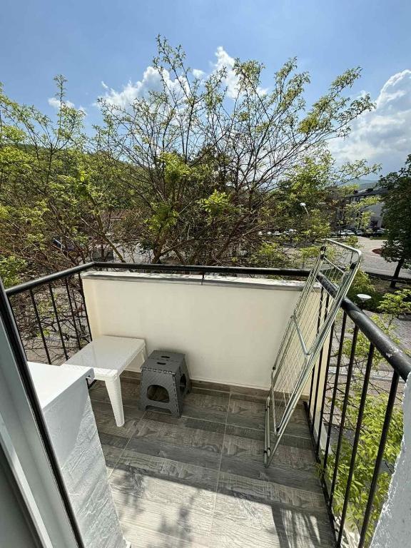 Apartman Centar陽台或露臺