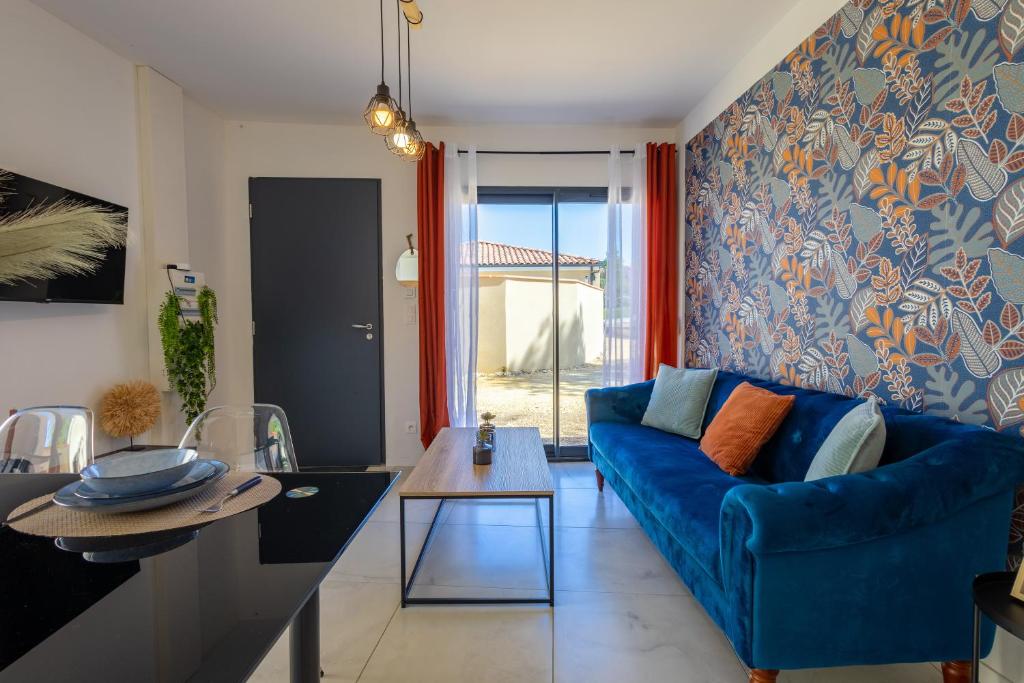 Posezení v ubytování Le Séquoia - Maison individuelle, Terrasse, Parking privé