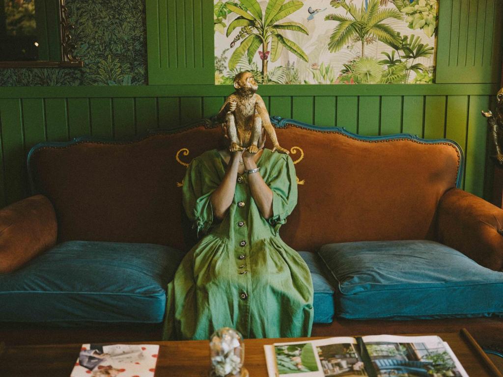 Posezení v ubytování Hotel Eco Boutique Bidasoa