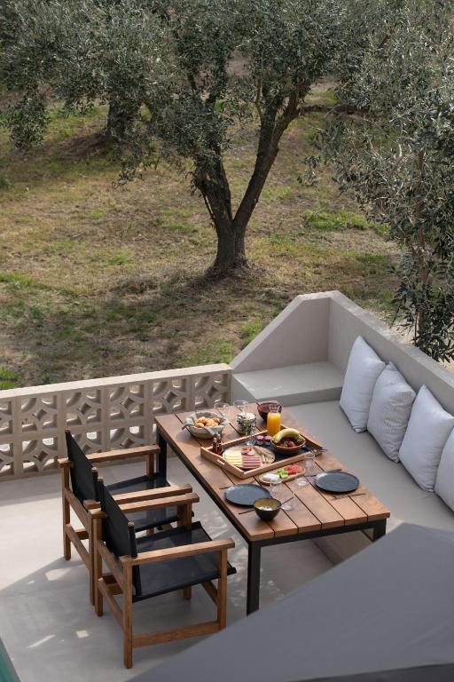Posezení v ubytování Olivera Suites Sarti