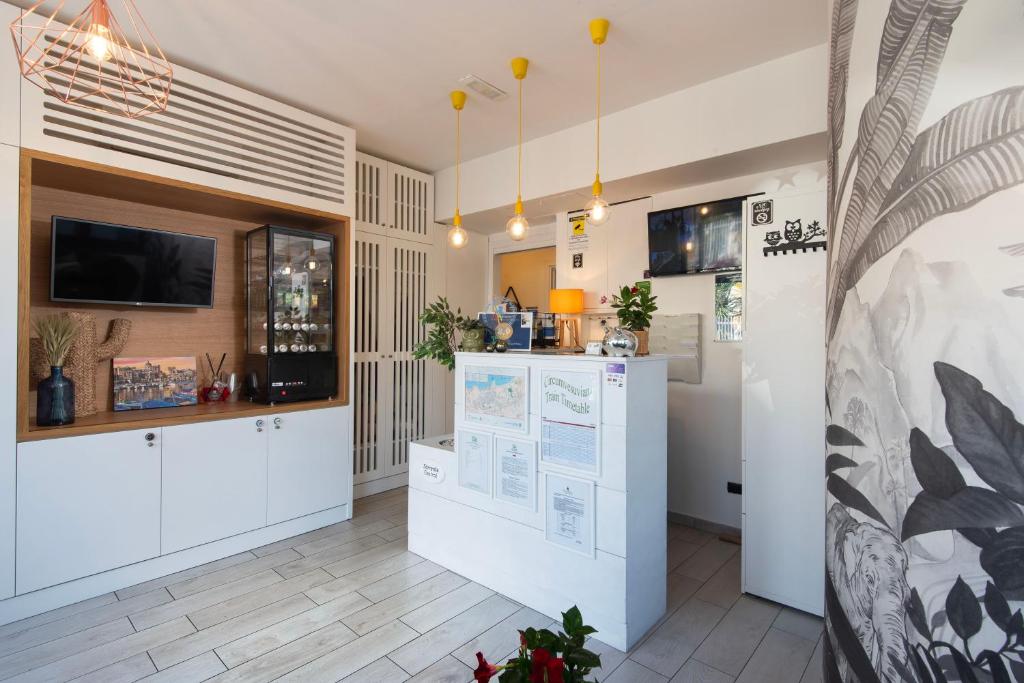 Kuchyň nebo kuchyňský kout v ubytování B&B Sorrento Central