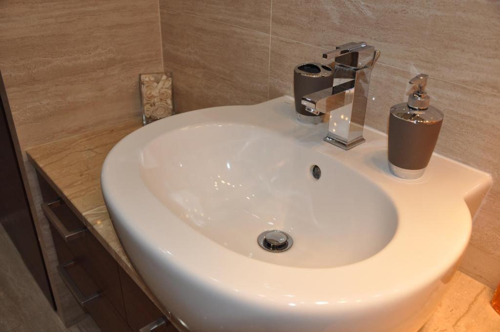 Kúpeľňa v ubytovaní Apartament Mokotow