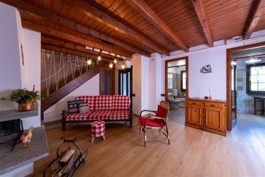 Posezení v ubytování Casa San Bartolomè