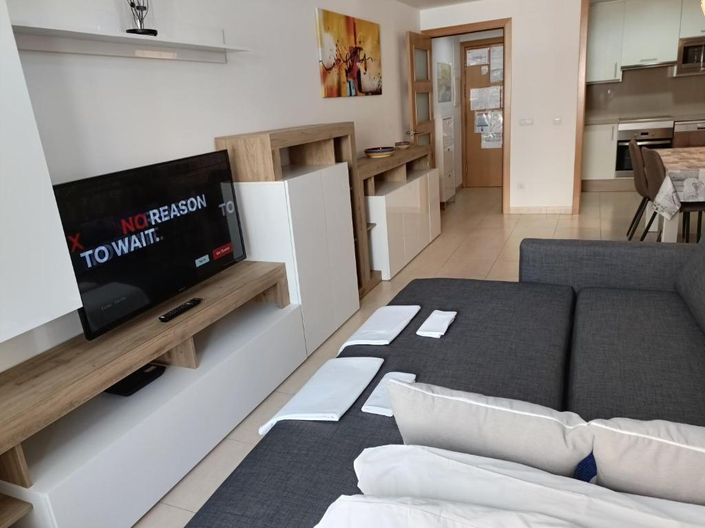 TV a/nebo společenská místnost v ubytování Piso Andrea