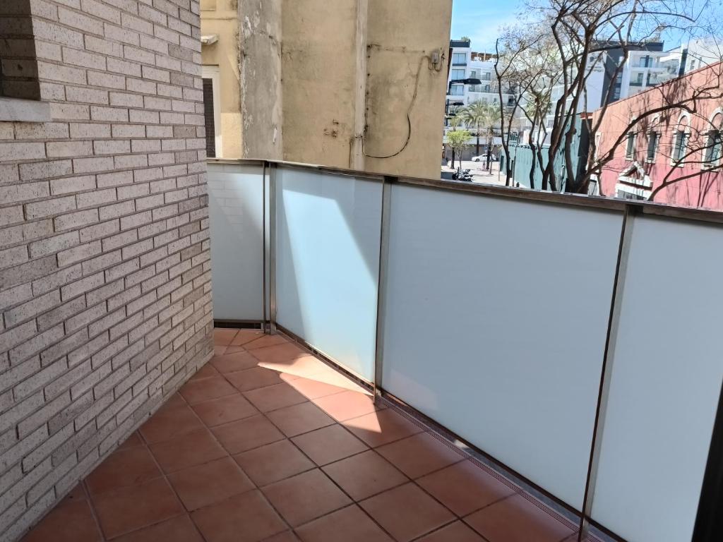 Balkón nebo terasa v ubytování Piso Andrea