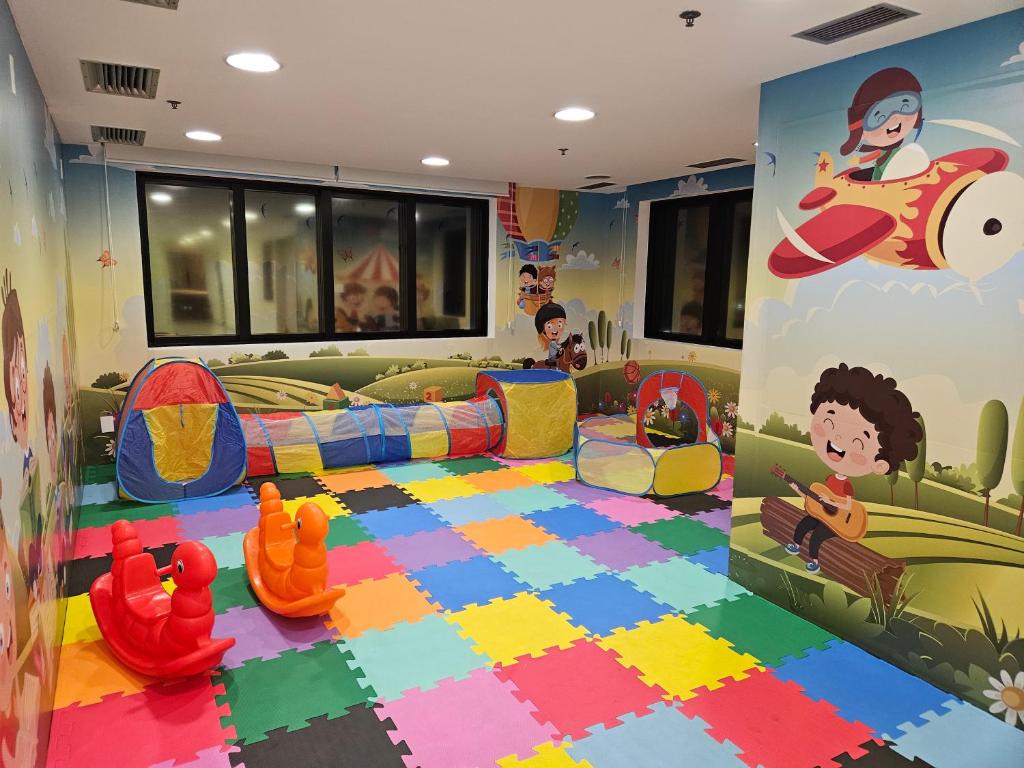 Dětský klub v ubytování Flat Hotel Slaviero Guarulhos