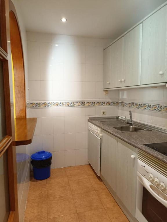 Kuchyňa alebo kuchynka v ubytovaní Bahía de Vera Apartamento Helio